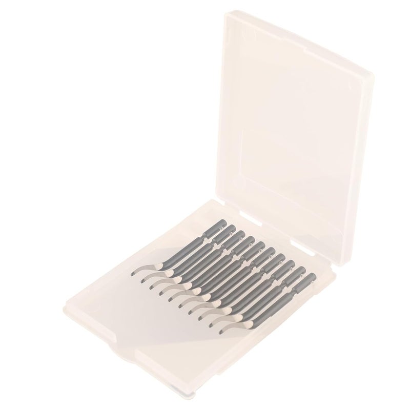 Askwhy 10PCS Deburring Blades Set, BK3010 S150 Blades for Small Holes (Diameter <1.5mm), 1.69in High-Speed Steel Rotary Blades for Precision Deburring, Compatible with Universal Deburring Tools - Image 3